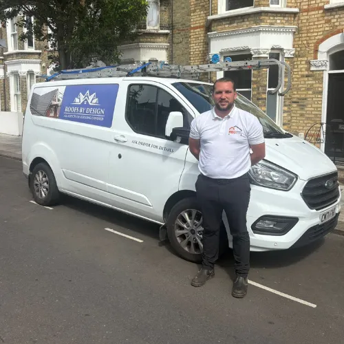 James Smith, owner of Roofs By Design